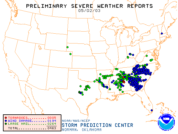Map of 030502_rpts's severe weather reports