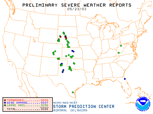 Map of 030523_rpts's severe weather reports