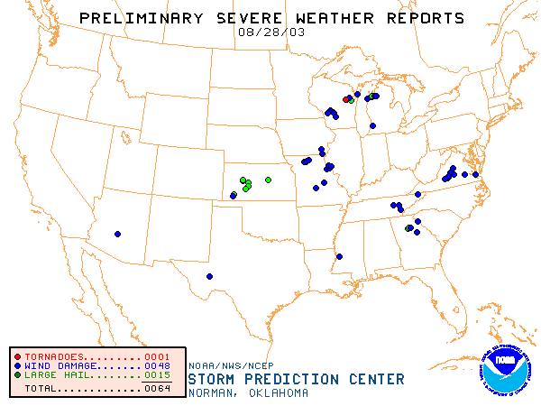 Map of 030828_rpts's severe weather reports