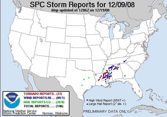 Map of 081209_rpts's severe weather reports