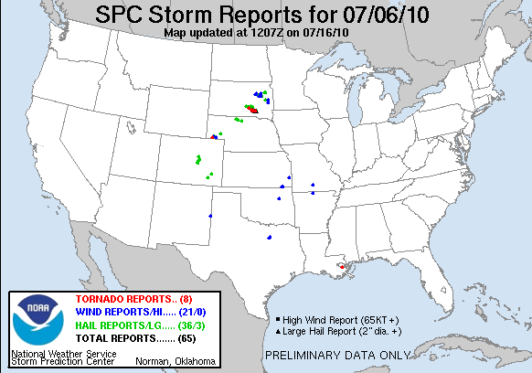 Map of 100706_rpts's severe weather reports