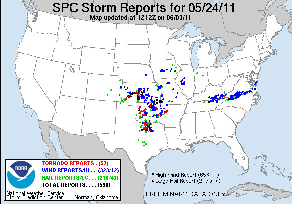 Map of 110524_rpts's severe weather reports