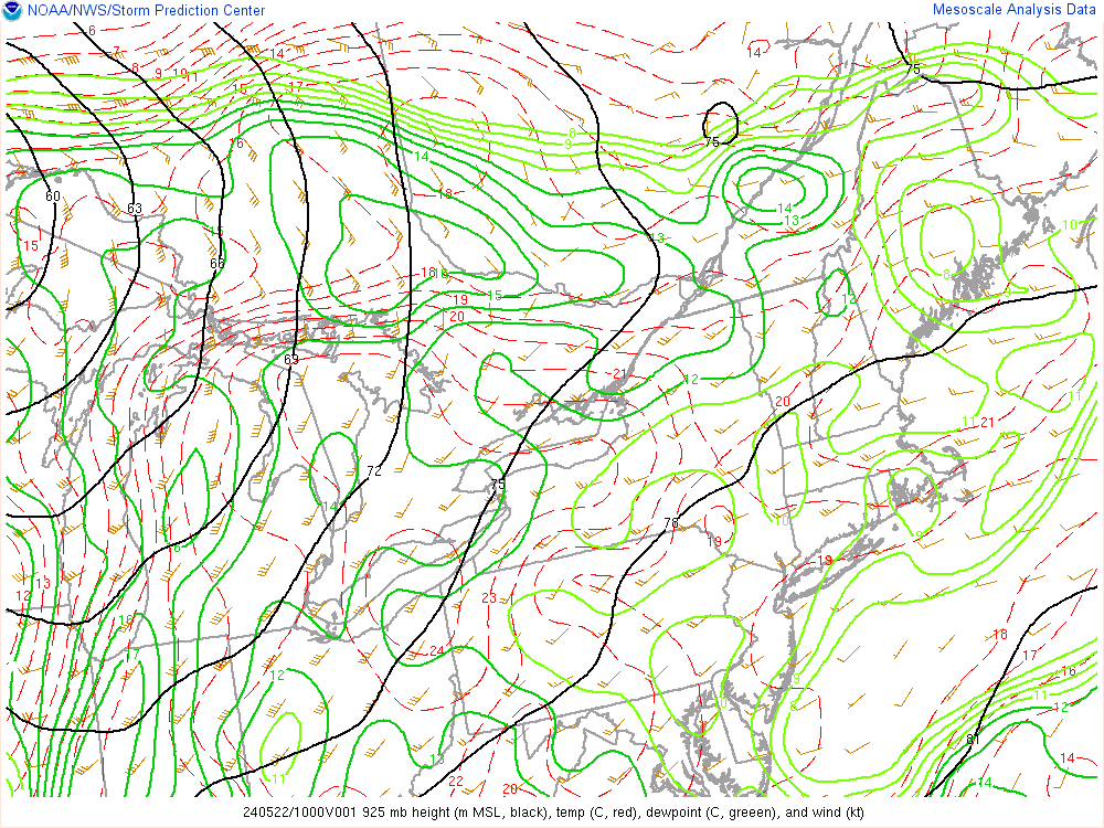 March 4-5, 2015 Storm - Final Call/Obs - Page 3 925mb_sf