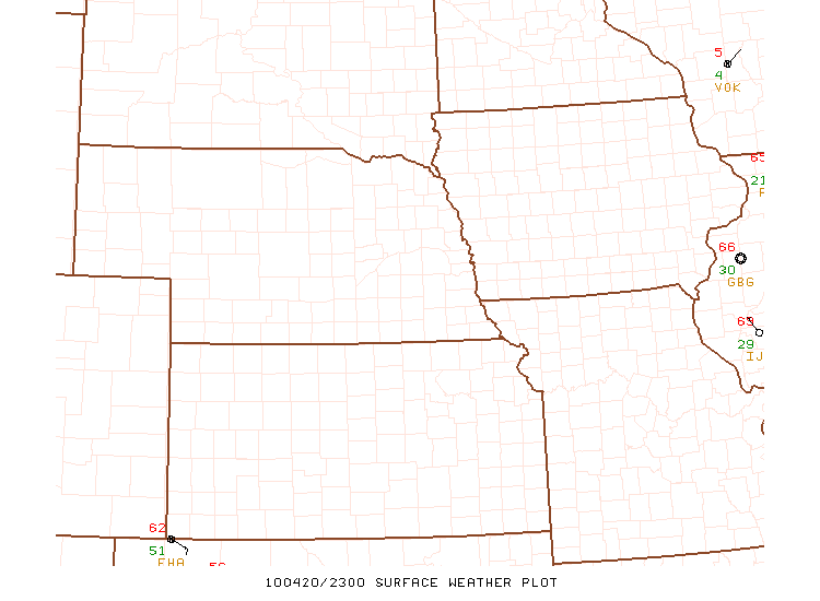 Regional surface observations