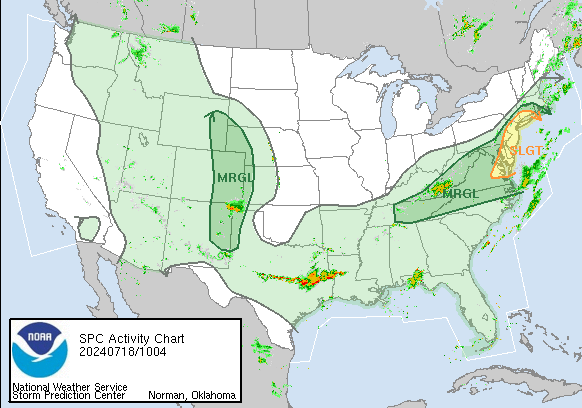 SPC Day 1 Outlook - Convective Watches - National Radar