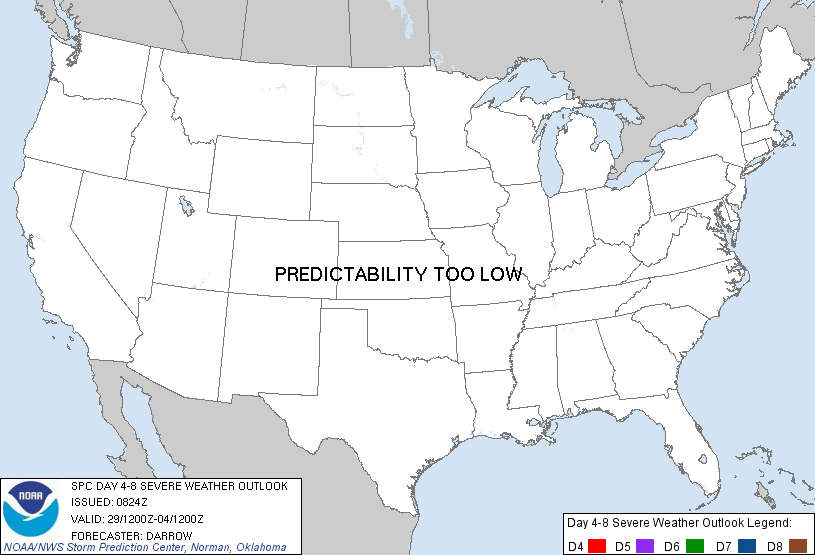 Day 4-8 Severe Weather Outlook Graphics Issued on Jun 26, 2013