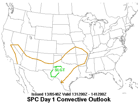 1200 UTC Day 1 Outlook Graphic