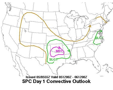 1200 UTC Day 1 Outlook Graphic