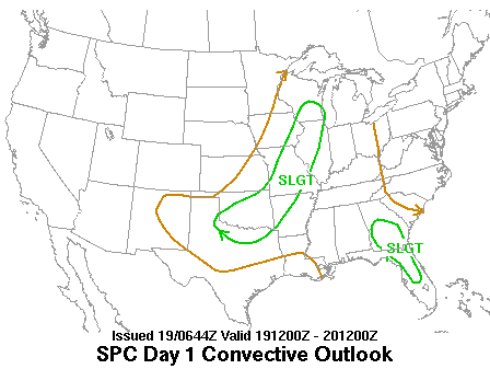 1200 UTC Day 1 Outlook Graphic