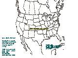 0100 UTC Damaging wind probabilities graphic