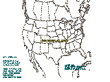 1630 UTC Large hail probabilities graphic