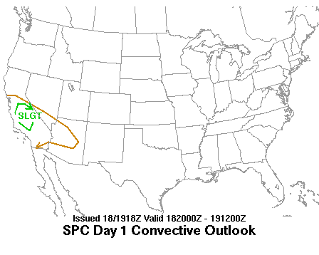 2000 UTC Day 1 Outlook Graphic