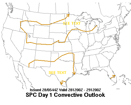 1200 UTC Day 1 Outlook Graphic