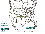 1630 UTC Large hail probabilities graphic