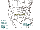 2000 UTC Large hail probabilities graphic