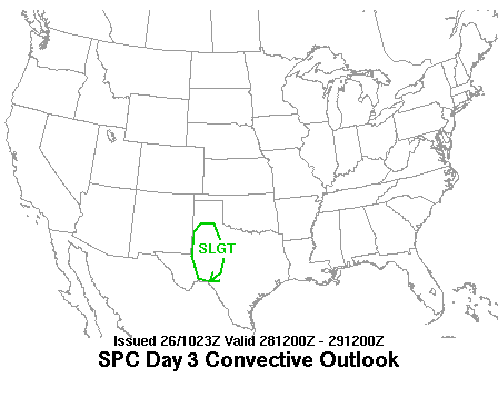 1200 UTC Day 3 Outlook Graphic