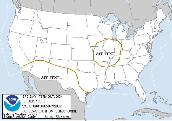 20050306 1300 UTC Day 1 Outlook Graphic