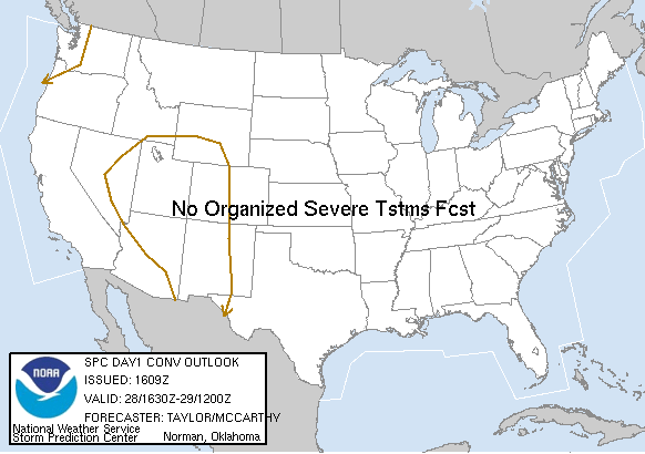 20051028 1630 UTC Day 1 Outlook Graphic