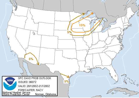 20050719 0800 UTC Day Probabilitic Graphic