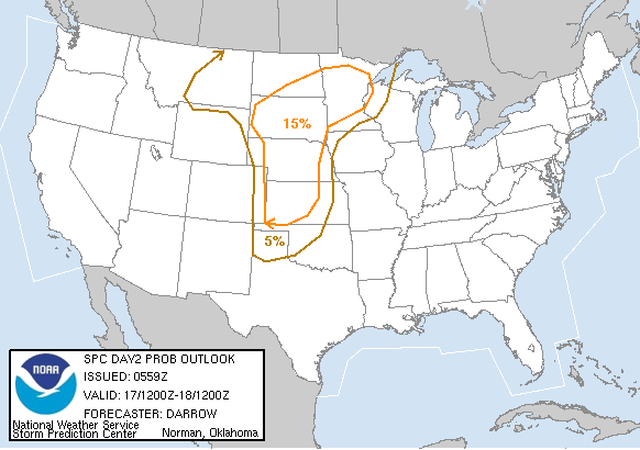 20050816 0800 UTC Day Probabilitic Graphic