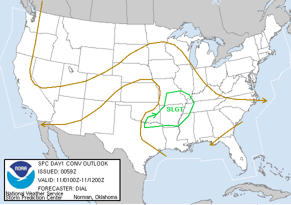 20060311 0100 UTC Day 1 Outlook Graphic