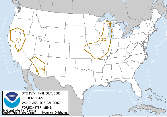 20060628 0100 UTC Day 1 Large Hail Probabilities Graphic