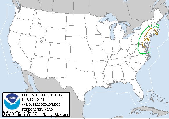 20060722 2000 UTC Day 1 Tornado Probabilities Graphic