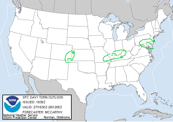 20060827 1630 UTC Day 1 Tornado Probabilities Graphic