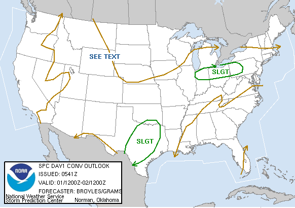 20070501 1200 UTC Day 1 Outlook Graphic