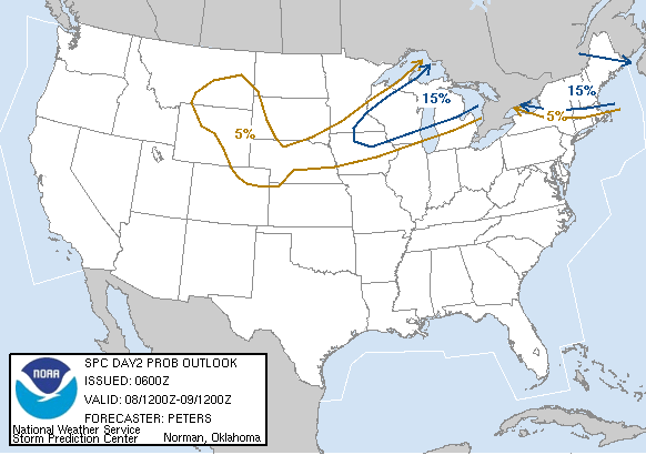 20070707 0800 UTC Day Probabilitic Graphic