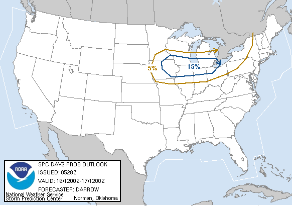 20070715 0800 UTC Day Probabilitic Graphic