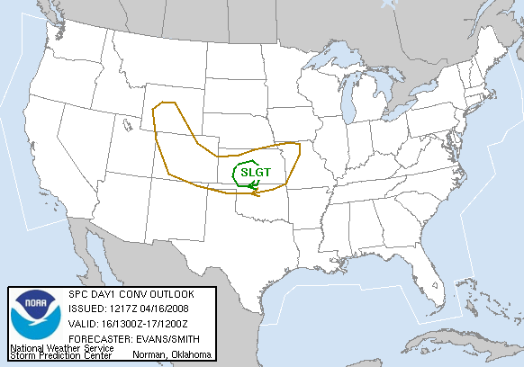 20080416 1300 UTC Day 1 Outlook Graphic