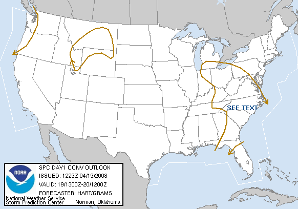 20080419 1300 UTC Day 1 Outlook Graphic