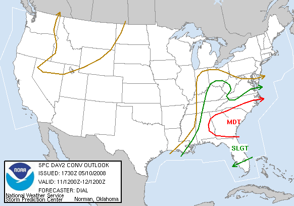 20080510 1730 UTC Day 2 Outlook Graphic