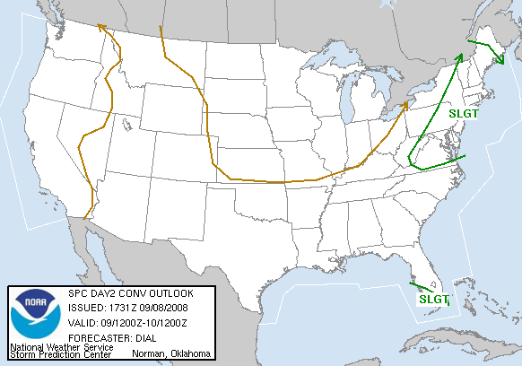 20080908 1730 UTC Day 2 Outlook Graphic