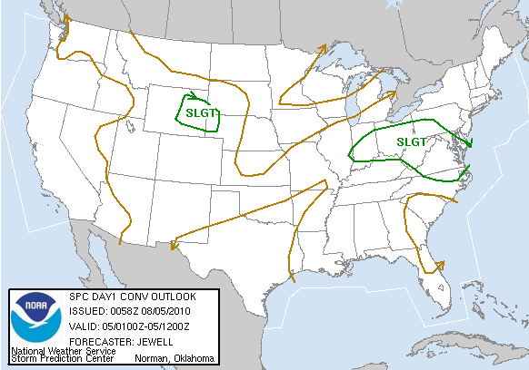 20100805 0100 UTC Day 1 Outlook Graphic