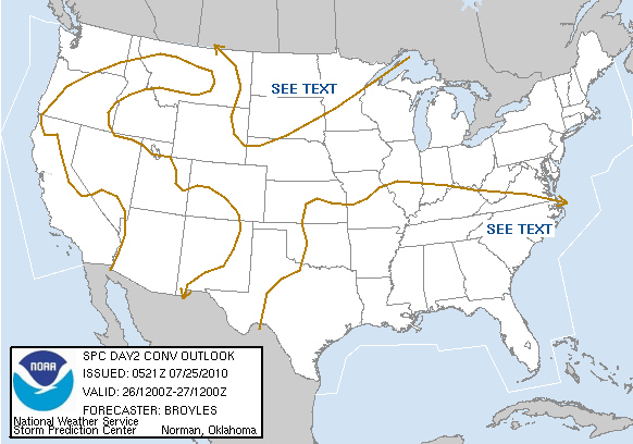 20100725 0600 UTC Day 2 Outlook Graphic