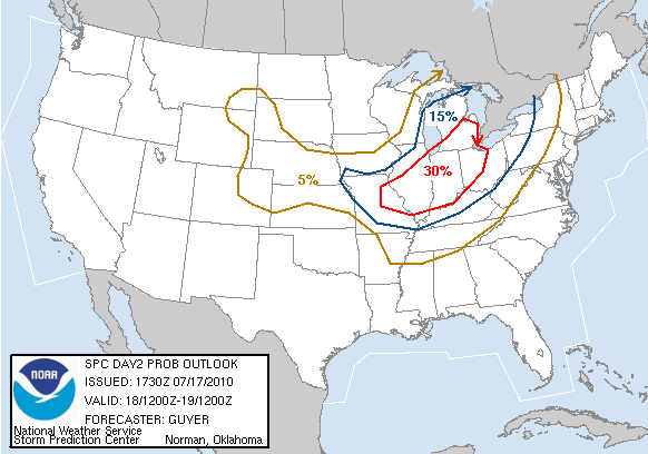 20100717 1730 UTC Day Probabilitic Graphic