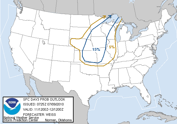 20100709 0730 UTC Day Probabilitic Graphic