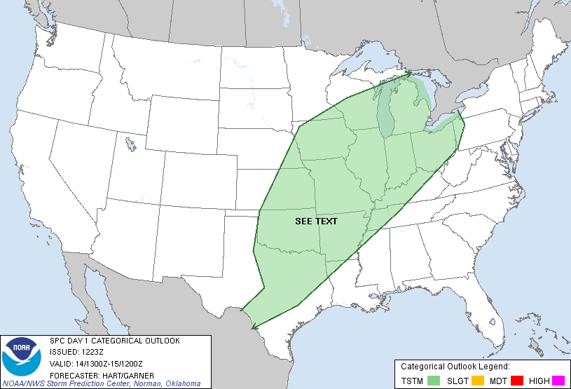 20111214 1300 UTC Day 1 Outlook Graphic