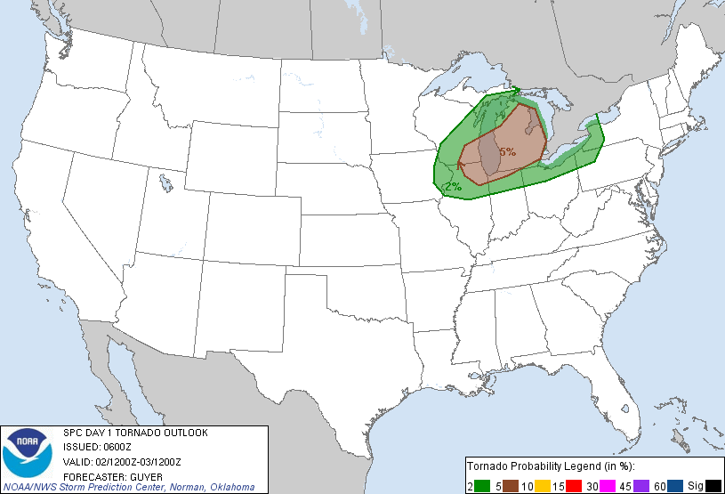 20110802 1200 UTC Day 1 Tornado Probabilities Graphic