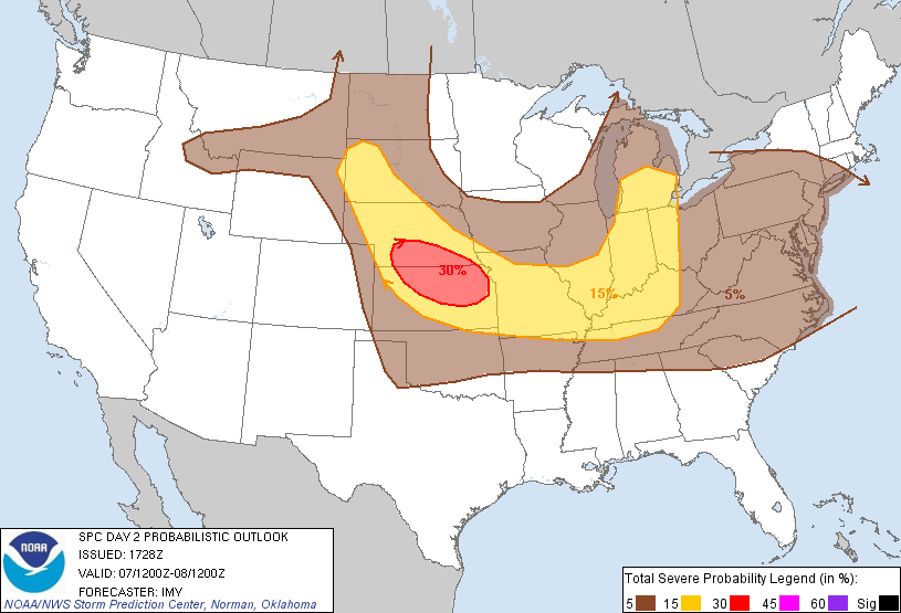 20110806 1730 UTC Day Probabilitic Graphic