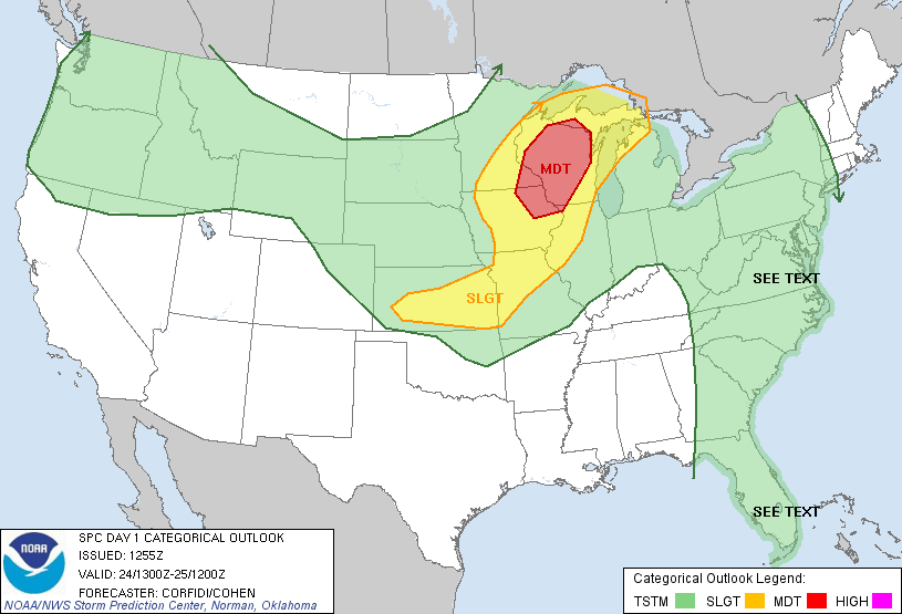 20120524 1300 UTC Day 1 Outlook Graphic