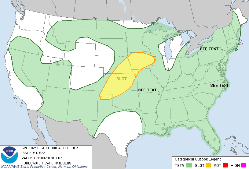 20120906 1300 UTC Day 1 Outlook Graphic