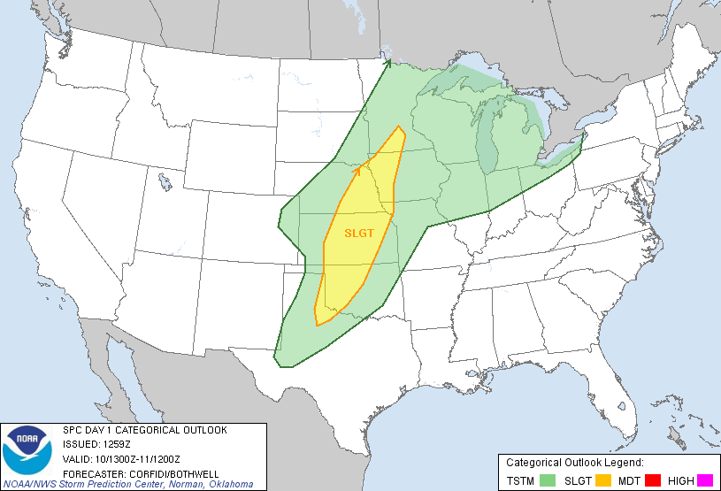 20121110 1300 UTC Day 1 Outlook Graphic