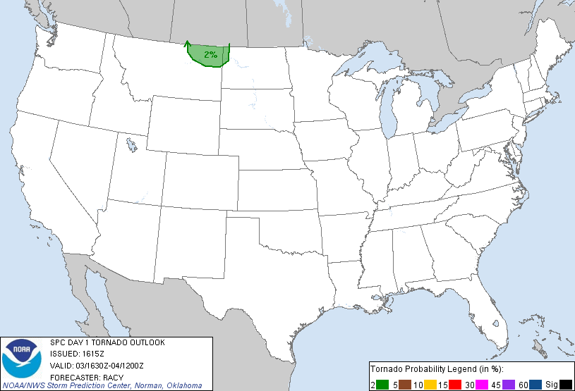 20120703 1630 UTC Day 1 Tornado Probabilities Graphic