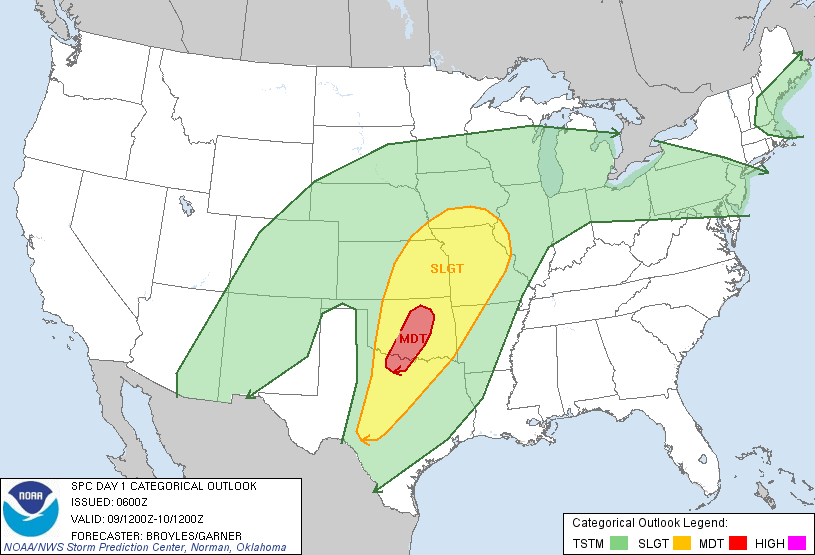 20130409 1200 UTC Day 1 Outlook Graphic