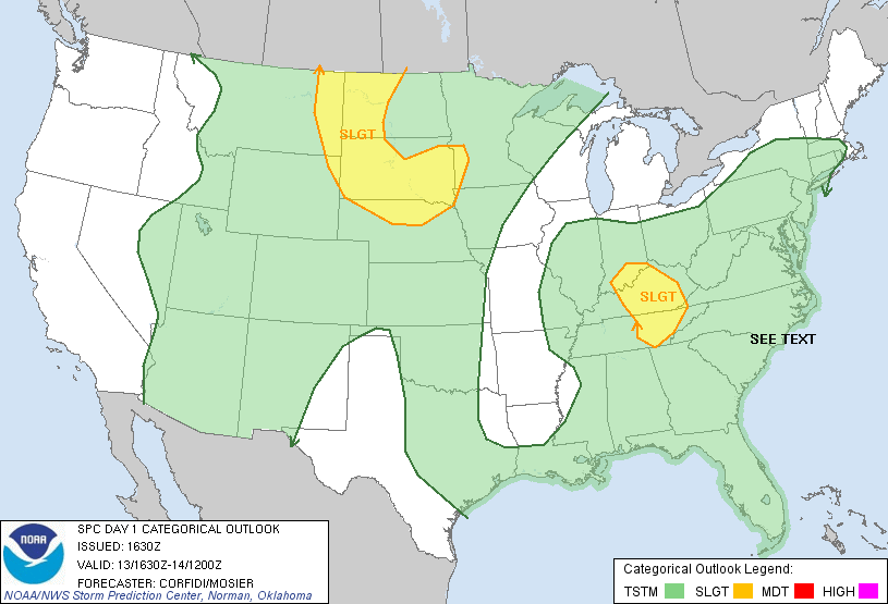 20130713 1630 UTC Day 1 Outlook Graphic