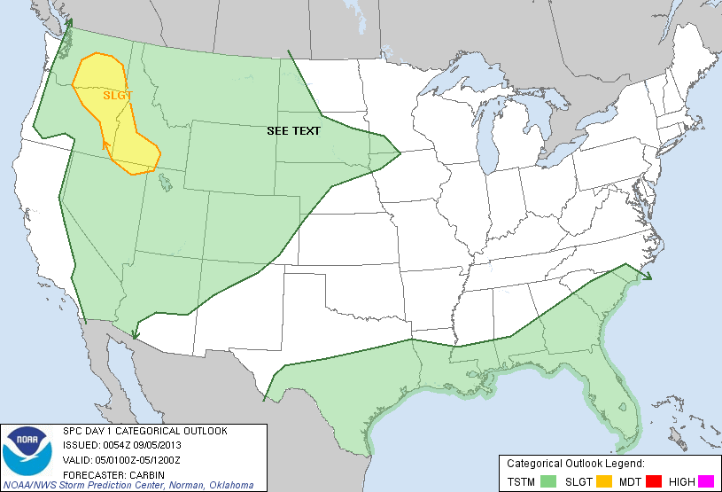 20130905 0100 UTC Day 1 Outlook Graphic