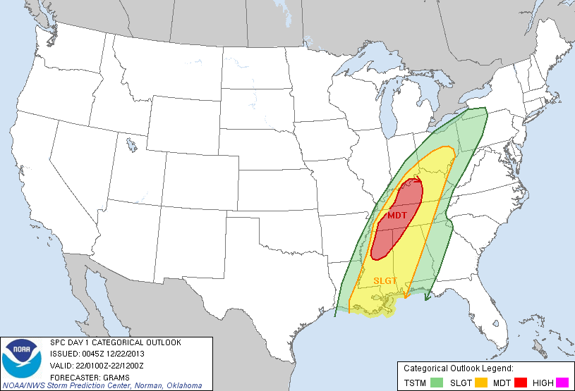 20131222 0100 UTC Day 1 Outlook Graphic